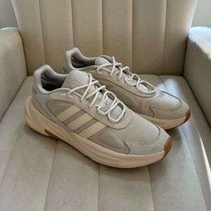 Adidas Men's Ozelle Running Shoe in Alumina/Wonder White/Gum - US M 10